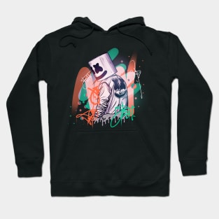 Marshmello Neon Graffiti Hoodie